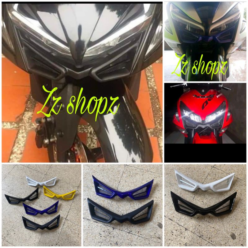 Cover atas Winglet Yamaha aerox 155 Tutup atas winglet aerox 155 variasi bawah lampu aerox 155