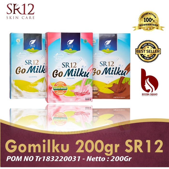 

SR12 GOMILKU SUSU KAMBING ETAWA BUBUK TANPA GULA ORIGINAL 200 GRAM - Original