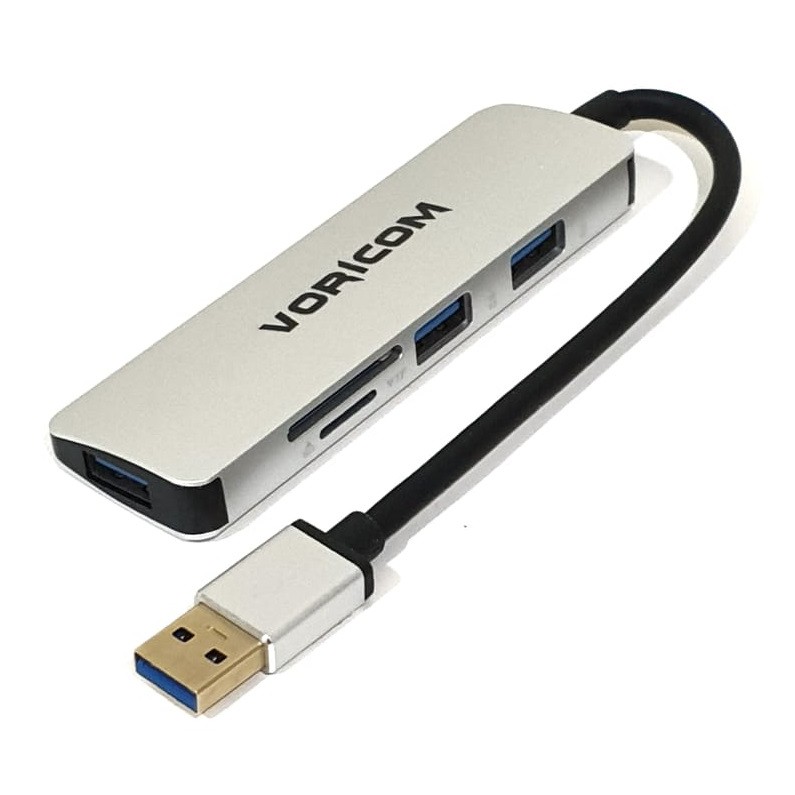 USB HUB Card Reader USB 3.0 High Speed 5 in 1 Support PC Laptop