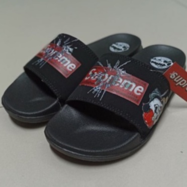 New Sendalsandal.ID sandal slide motif trendy Original Distro High Quality Anti slip sandal nyaman di pakai pria wanita