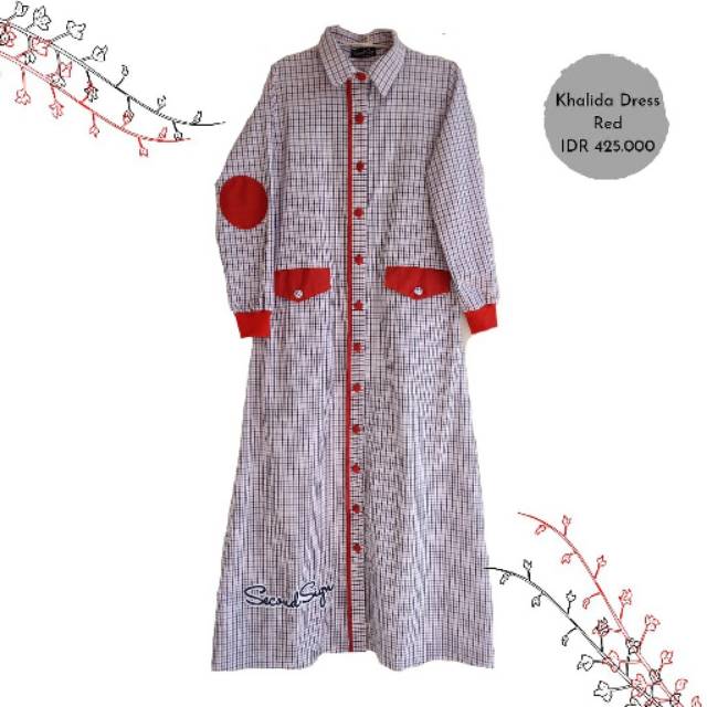 Gamis Casual Second Sign Khalida Dress