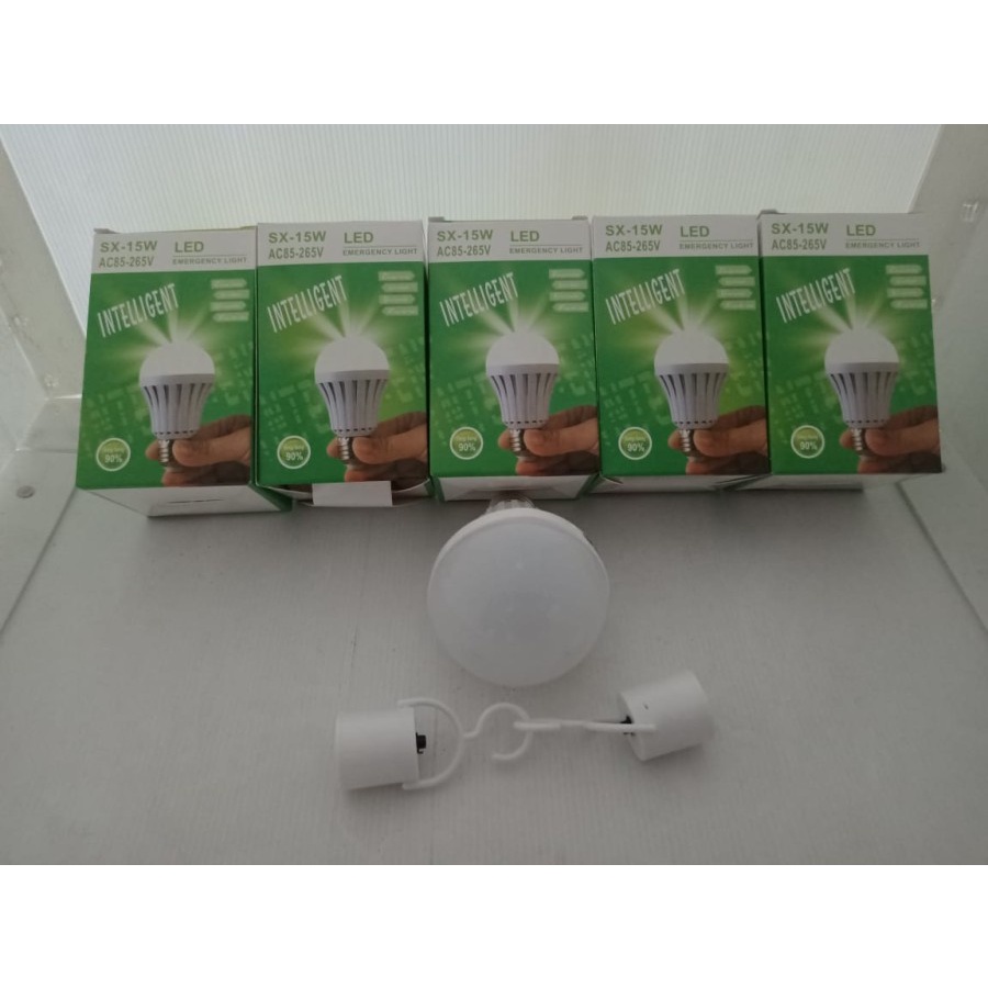 LAMPU DARURAT LED SX-15 WATT emergency bohlam led sentuh sensor tangan