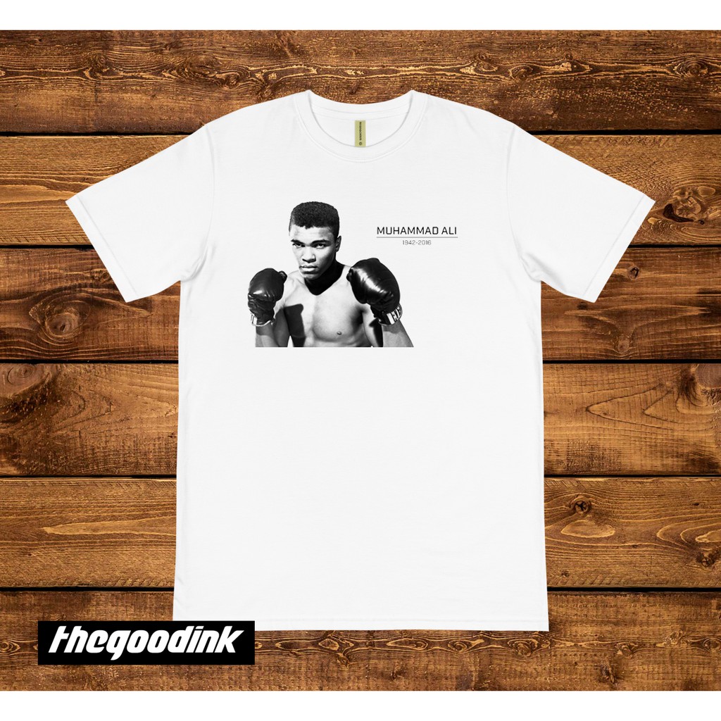 Kaos Muhammad Ali - 1942-2016- Original Gildan T-shirt DTG Print