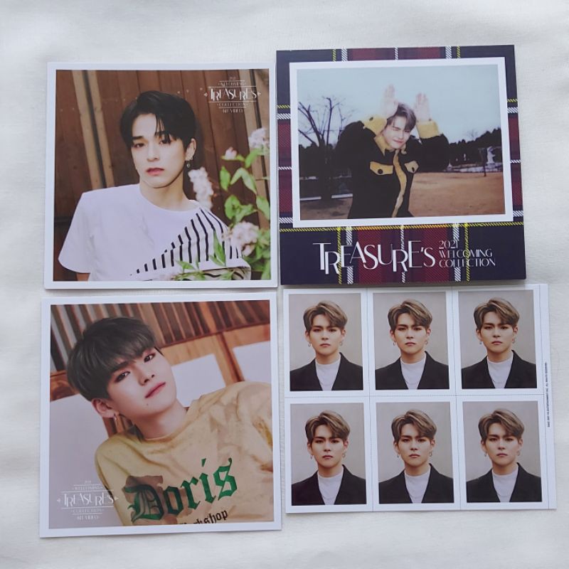 TREASURE ASAHI YOSHI PC SET WELCOL WELKIT PC CALENDER ID PHOTO POLAROID POLA
