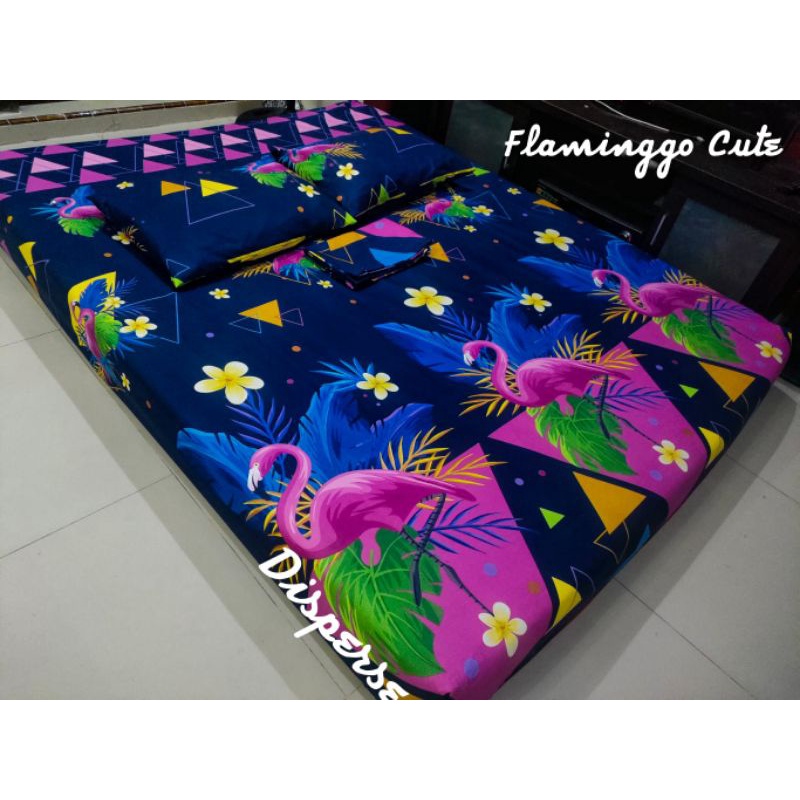 sprei Flamengo | sprei motif angsa | sprei motif terbaru | sprei bestseller | gorden smoking | gorde