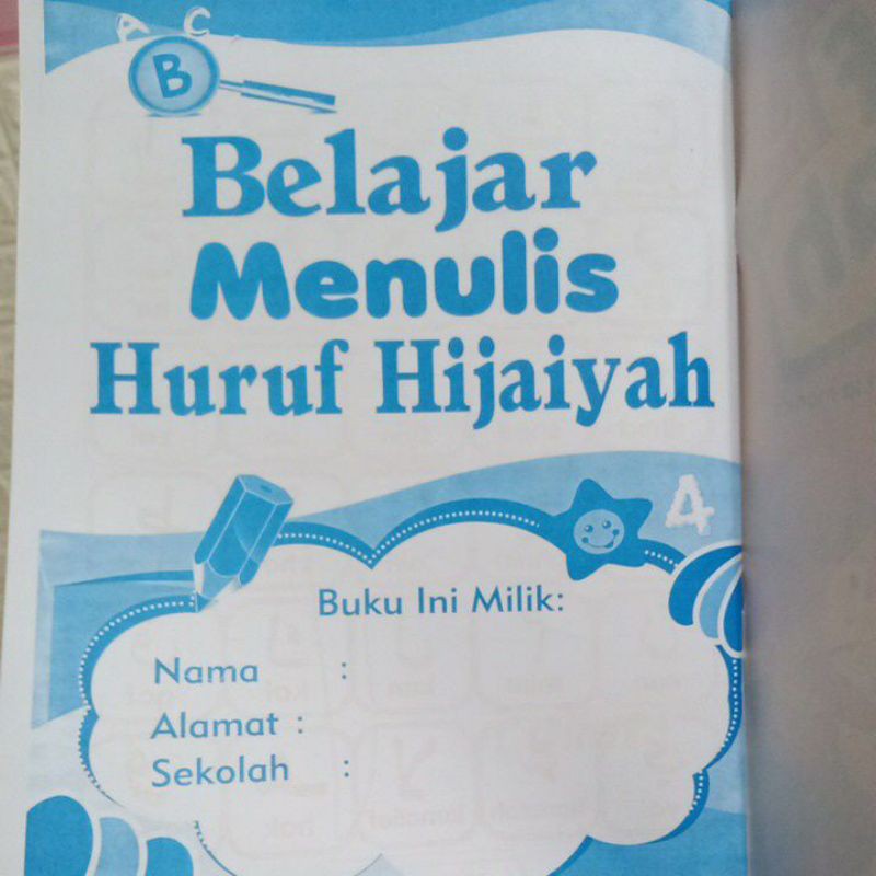 Buku Belajar Menulis Huruf Hijaiyah /Best Seller