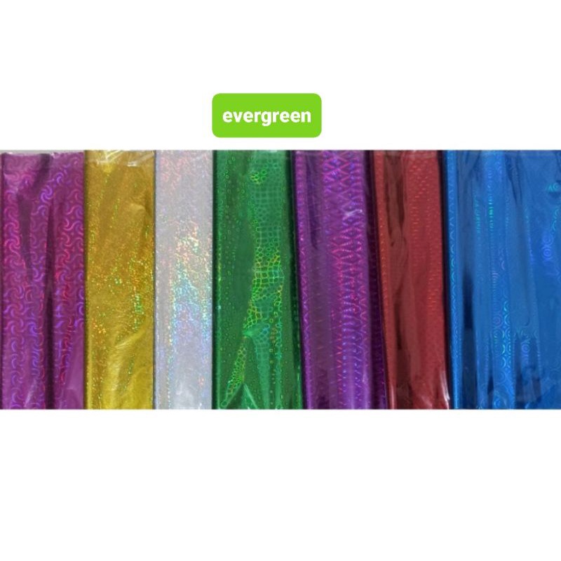 

Sampul Kado Metalik Plastik Parcel Metalik Hologram Kertas Kado Kilat
