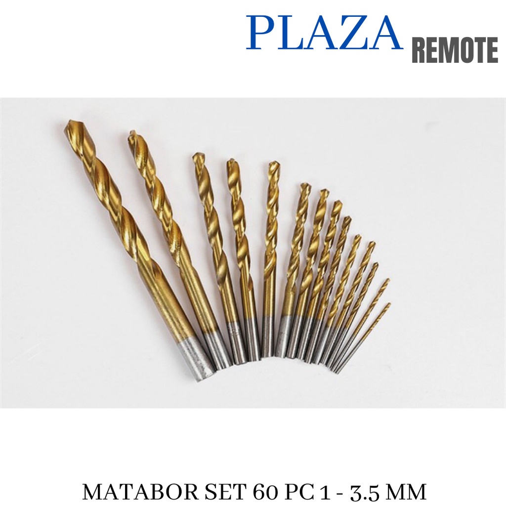 MATA BOR HSS 4241 1 MM - 3 MM SET ISI 60 PC