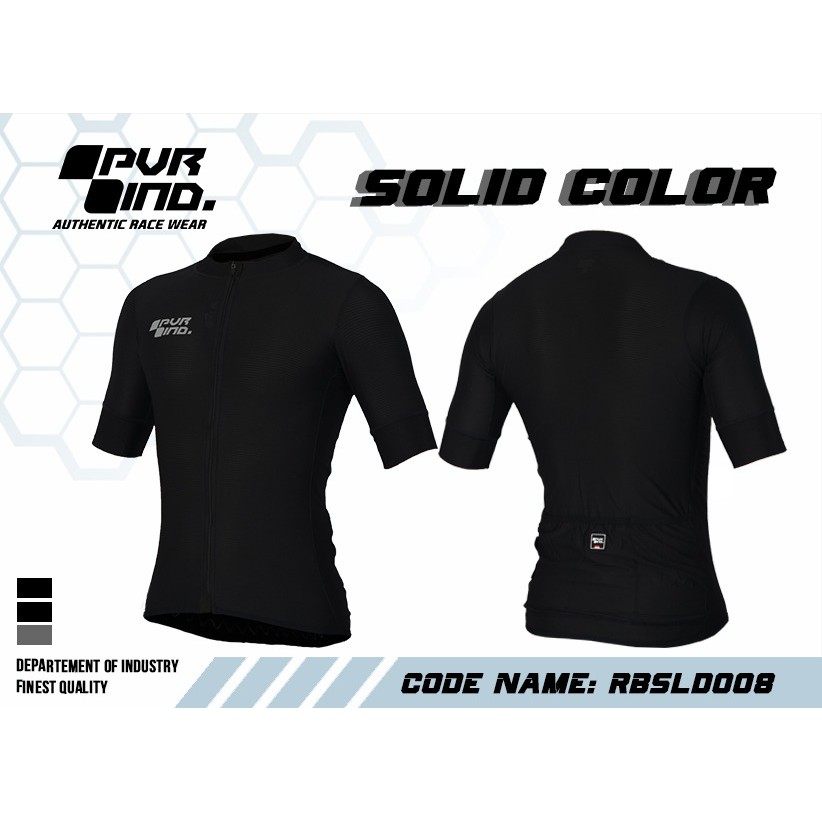 PVR IND JERSEY ROADBIKE SOLID COLOUR
