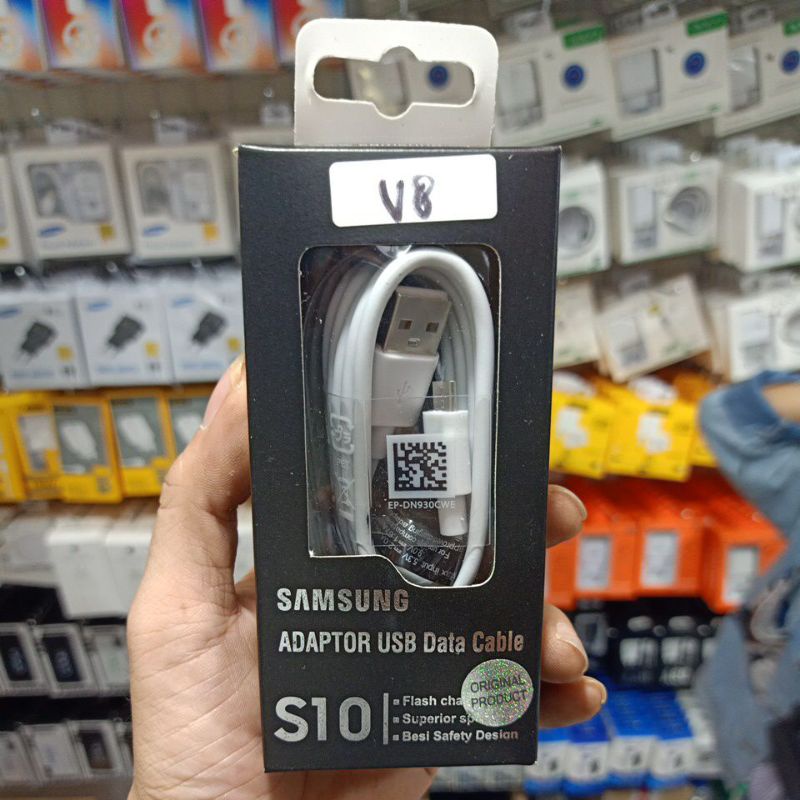 Kabel Data Samsung Galaxy S10 Original Micro USB / Type C 1M