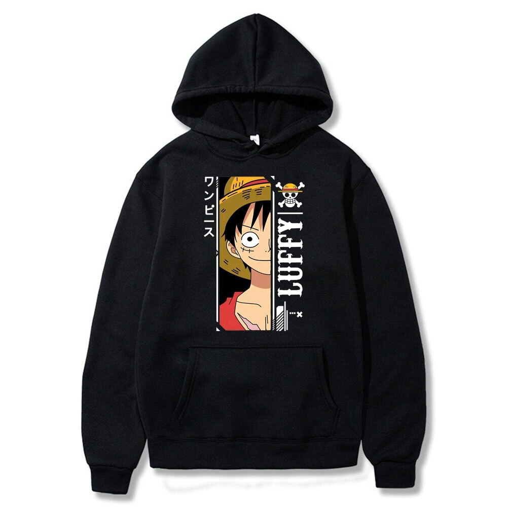 Hoodie Luffy Topi Jerami Sweater Jaket Switer Jumper Jemper Jacket Anak cewek cowok wanita pria laki