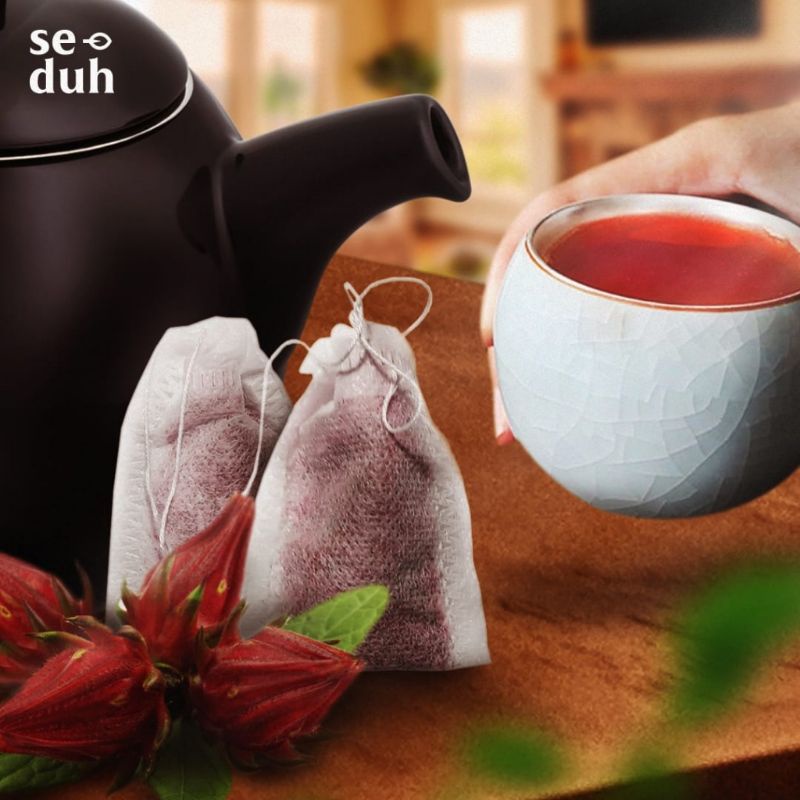 

Pure Roselle Tea Bag / 1 tb Teh Celup Rosella Murni ( 1 tea bag)