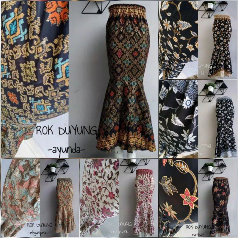 COD ROK DUYUNG ROK MERMAID batik rok mermaid rok etnik rok lilit batik rok kebaya Rok batik