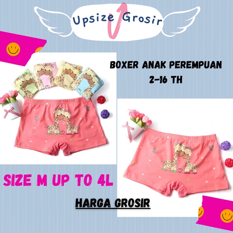 COD Termurah CD Celana Dalam Anak Perempuan Boxer Anak Perempuan Cewek Remaja ABG SD SMP Katun Murah