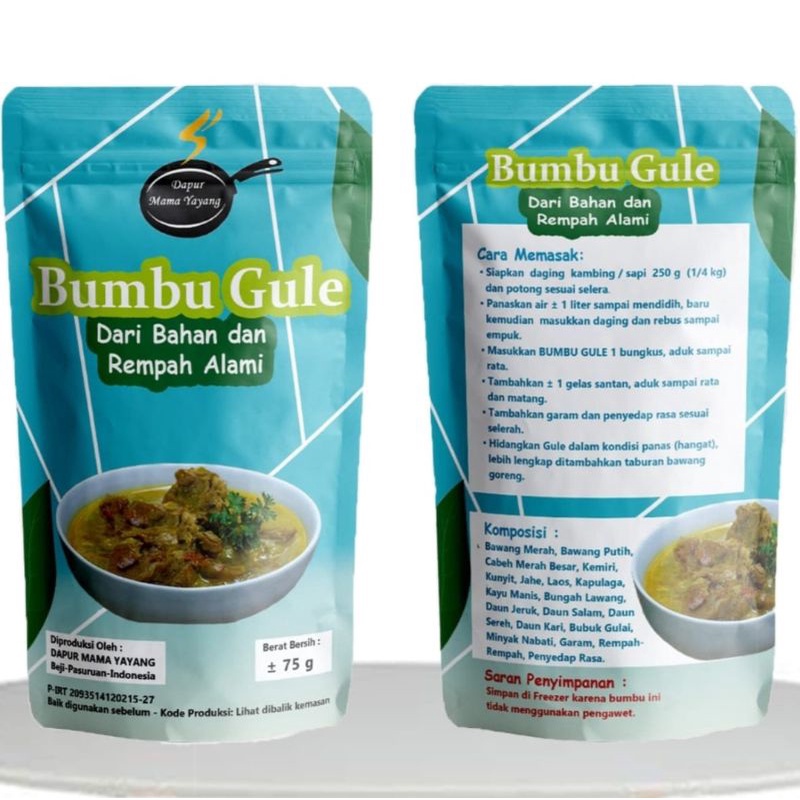 

Bumbu Gule instan non MSG/Bumbu instan/Bumbu Jadi/Bumbu Siap Pakai/Bumbu Murah/Bahan Alami/Tanpa Bahan Pengawet