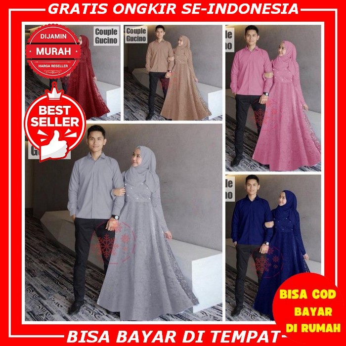 Kebaya Couple Tunangan Modern 2021 / Kebaya Modern Brukat Couple Keluarga / Kebaya Wisuda Modern Hij