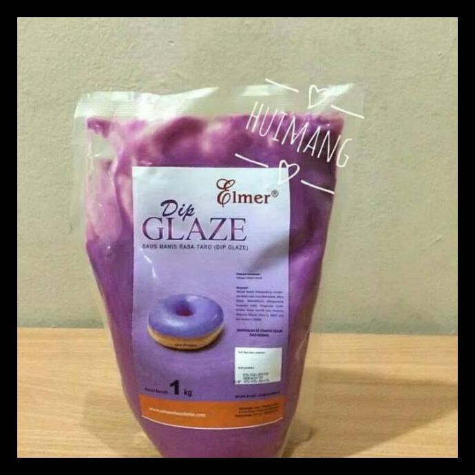 

Elmer Dip Glaze Taro 1Kg | Original Packing Pabrik | Choco Taro