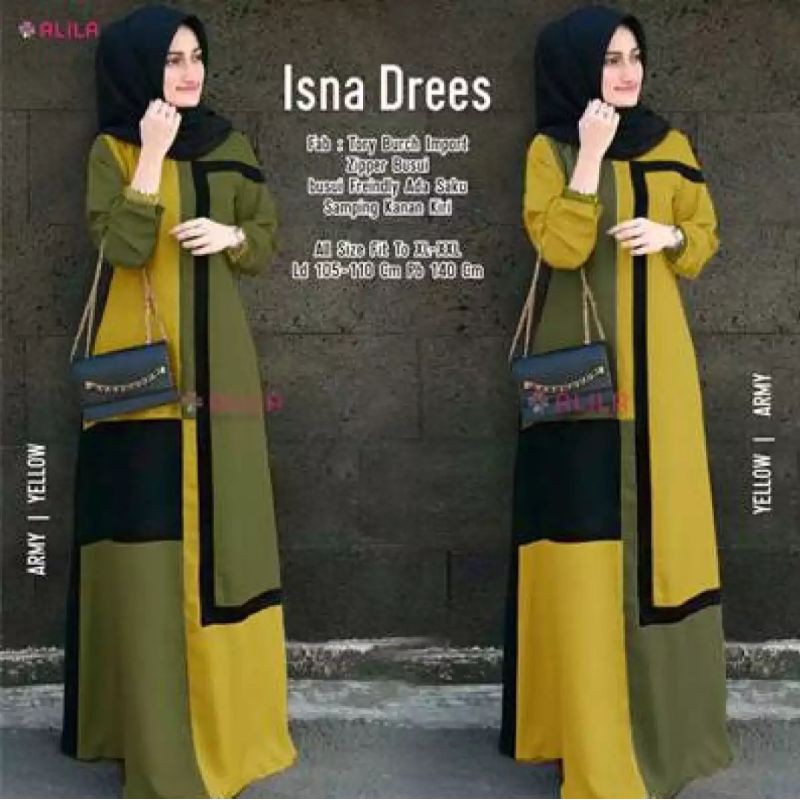 ISNA DRESS/GAMIS ISNA/GAMIS KEKINIAN