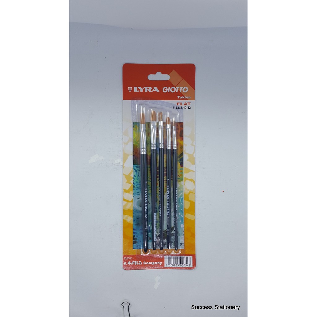 

LYRA BRUSH FLAT SET 5 04 06 08 10 12
