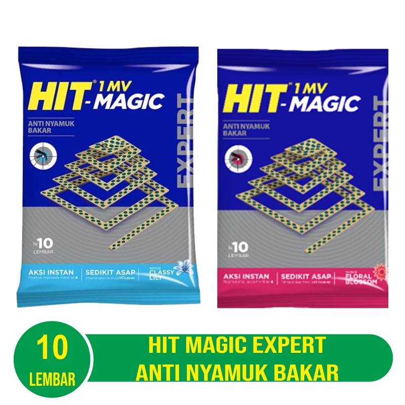 Hit Magic Expert  Piramida Anti Nyamuk Bakar isi 10 Lembar