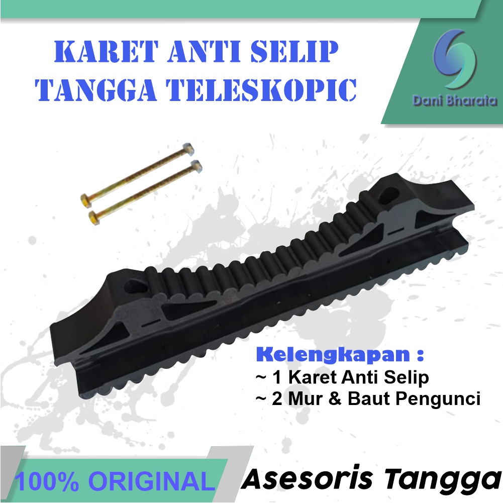 [𝗣𝗘𝗥𝗔𝗟𝗔𝗧𝗔𝗡 𝗞𝟯] Bantalan Karet Anti Slip Tangga Teleskopik - Karet Pengaman Tangga Teleskopik Lipat - Skalaz Stadex - Peralatan K3