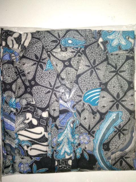 Kemeja Batik Pria Sogan Cendrawasih