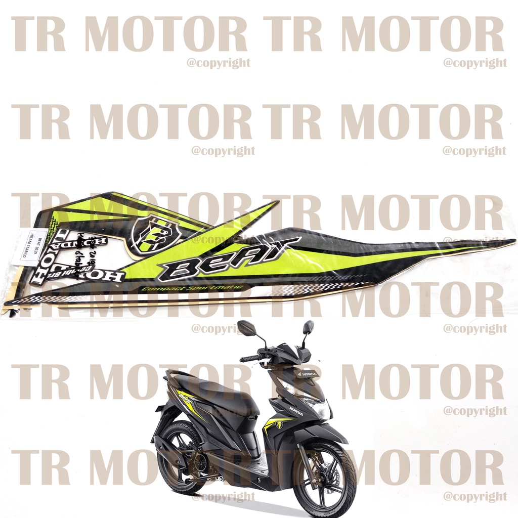 Stiker Motor Beat 2019 Sticker Striping Full Set Body Motor