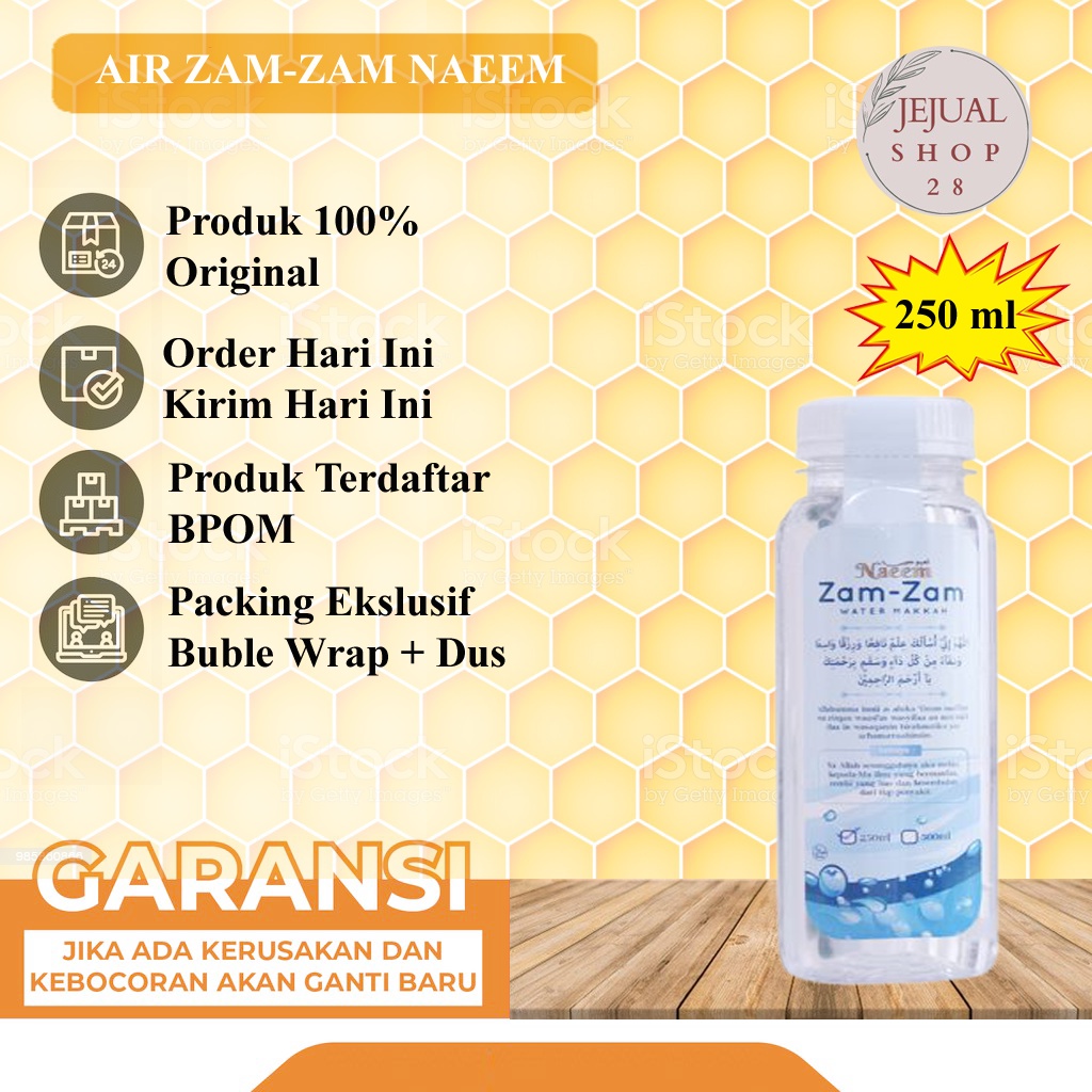 

Air Zam-Zam NAEEM 250ml ZamZam ASLI BERKUALITAS 100 % Original