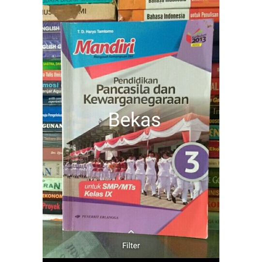 Mandiri Pendidikan Pancasila dan Kewarganegaraan SMP kelas 9 IX penerbit Erlangga