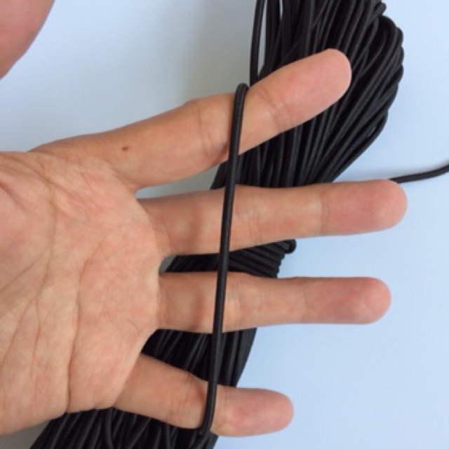 Tali kur karet elastis 3.0 mm putih