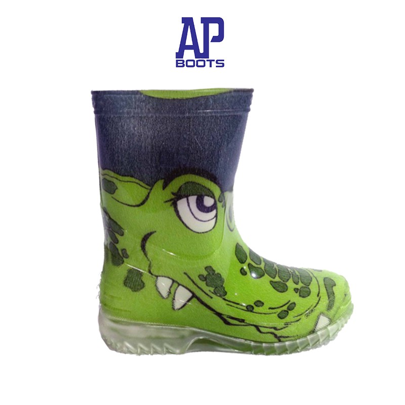 AP Boots Kids SAFARI GATOR / Sepatu Boot Anak Karakter Binatang Crocodile