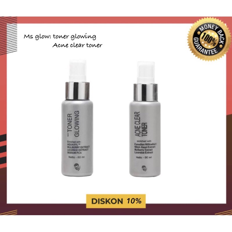 MS GLOW TONER GLOWING / MS GLOW FACE TONER / TONER ACNE MS GLOW / TONER GLOWING MS GLOW / TONER ACNE
