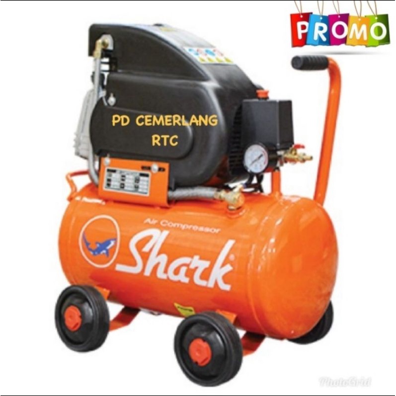 Jual Kompresor Listrik Shark Otomatis Portable 3 4 Hp Shopee Indonesia