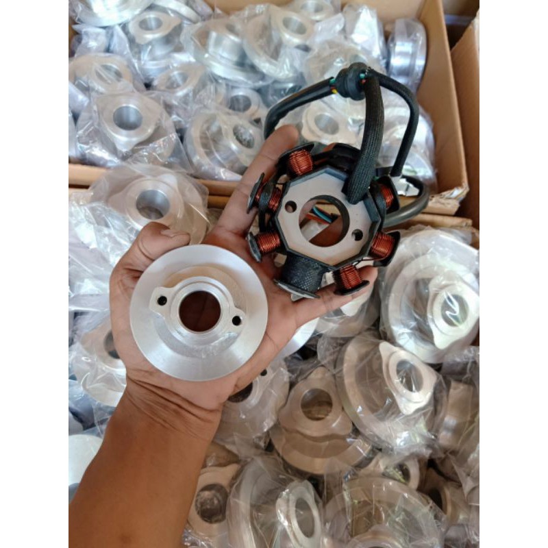 dudukan spul bracket spul pangkon spul Tiger PNP cb gl 100