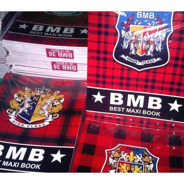 

Buku Tulis Best Maxi Book 36lbr Pak 10 Buku BMB