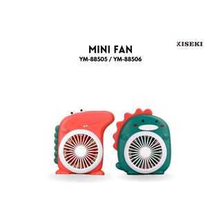 Kiseki Mini Fan Ym-88505/Ym-88506 Kipas Angin Mini Model Karakter Rechargeable