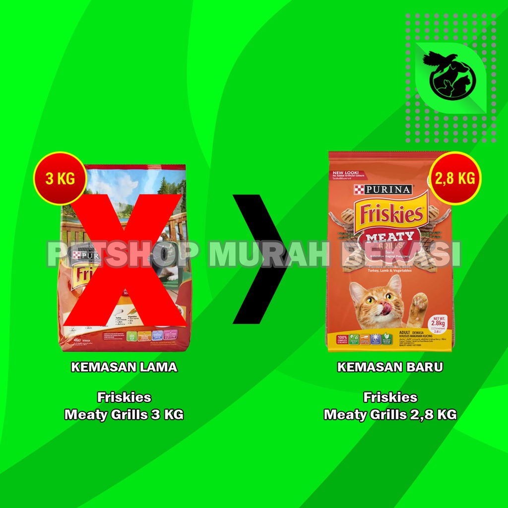 Makanan Kucing Friskies Meaty Grills 2.8 Kg Fresh Pack