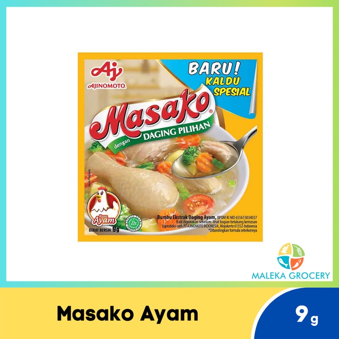 

Masako Ayam 9 gram x 6's | Penyedap Rasa