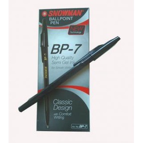 

BALLPOINT, BOLPEN, POLPEN, PULPEN BP-7 SNOWMAN HITAM/MERAH/BIRU (ecer/satuan)