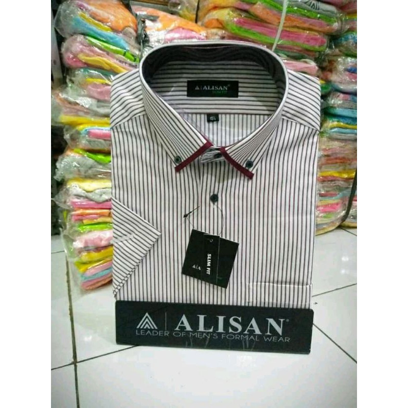 Alisan /  batik / printing/ kemeja /hem pendek