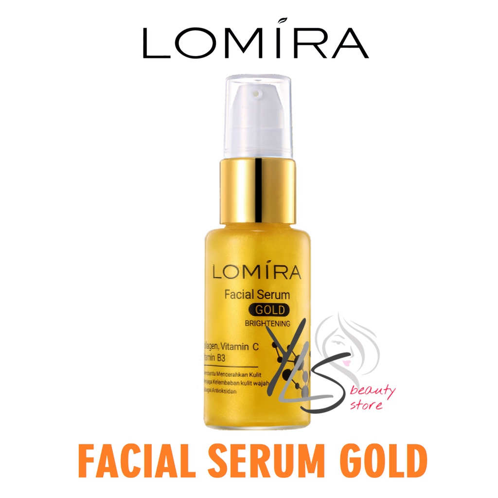 LOMIRA FACIAL SERUM GOLD - TERDAFTAR BPOM - FACIAL SERUM GOLD LOMIRA - SERUM WAJAH MURAH