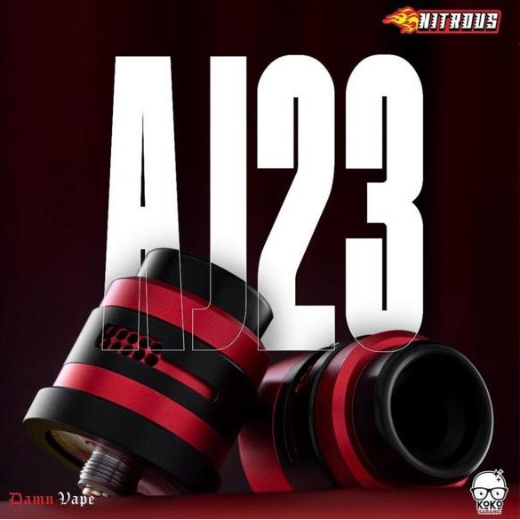 NITROUS RDA DUAL CAP ONLY NITROUS 22MM AUTHENTIC by DAMN VAPE X KOKO SARANG