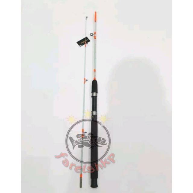 Joran fiber solid transparan 165cm 17lb