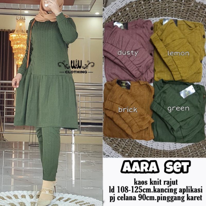AARA SET// SETELAN WANITA ORIGINAL BY W&amp;W