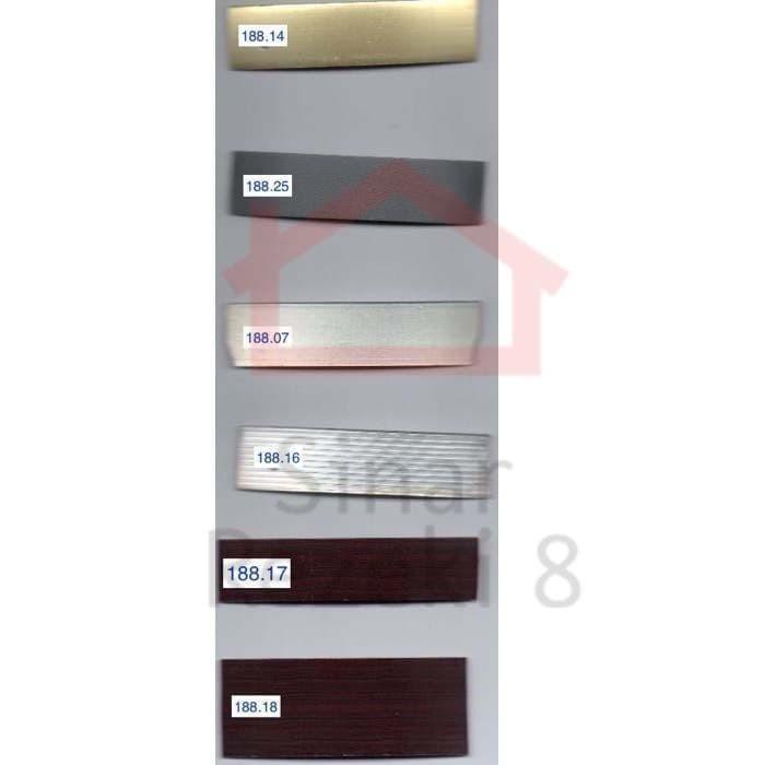 

Edging HPL XY 42 22 mm / Coklat Serat Urat Kayu Woodgrain taco PVC Best Seller