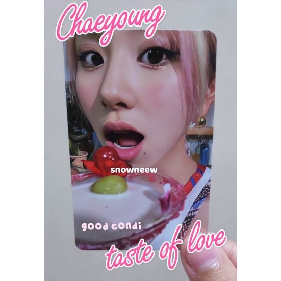 (booked) photocard/pc chaeyoung tol gelas