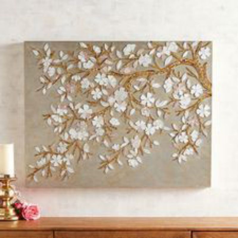 lukisan bunga sakura