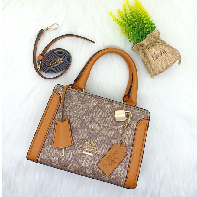 [COD] C0ACH Tas Selempang Wanita Premium Tas Batam Import Micro Zoe Crossbody Shoulder Bags Mini + Free Sertificate