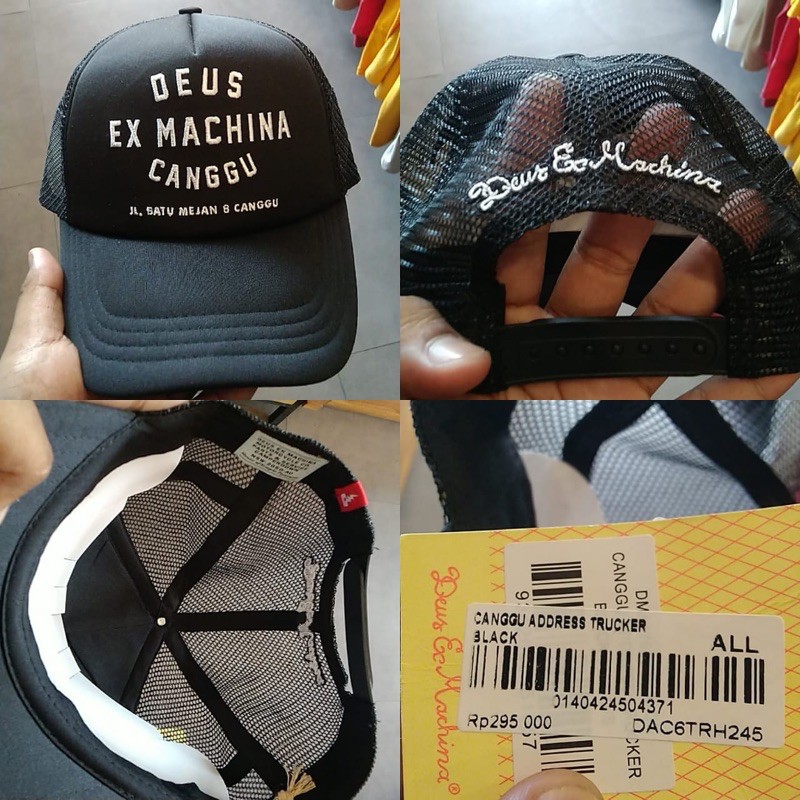 Topi Deus Ex Machina Canggu Address Black