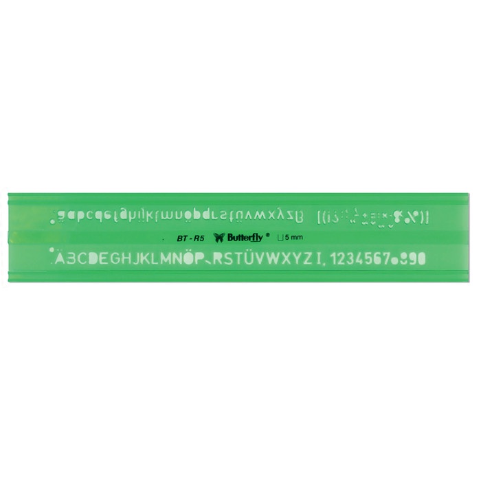 

TULIS-ALAT- PENGGARIS BUTTERFLY BT-R5 / MAL HURUF 5MM -ALAT-TULIS.